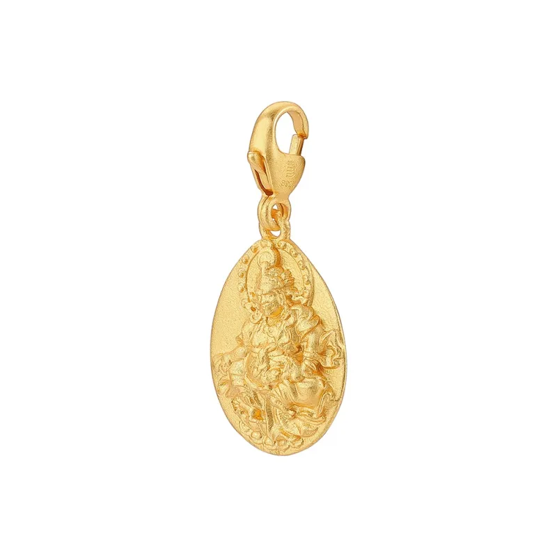 WUJINBAOZHU 925 Sterling Silver 18K Gold Plated Pendants Unisex-4