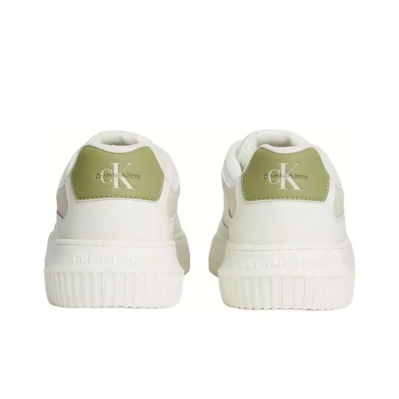 CKJ CALVIN KLEIN JEANS Low-Top Skateboard Shoes Men's Light Green-4