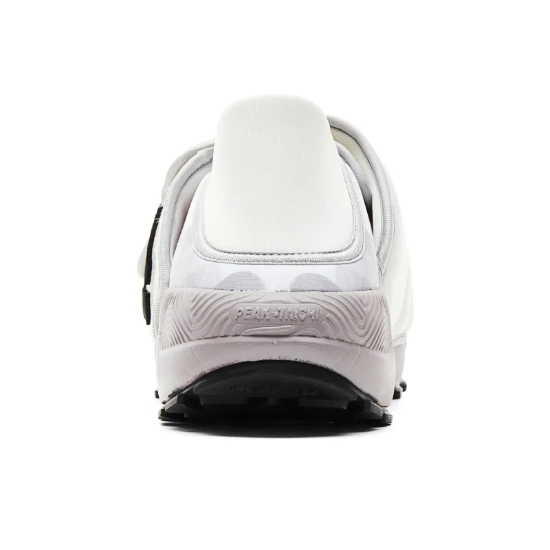 PEAK National Innovation Collection Warm Height Increasing Low Top Casual Shoes Men's Canvas White Gray-4