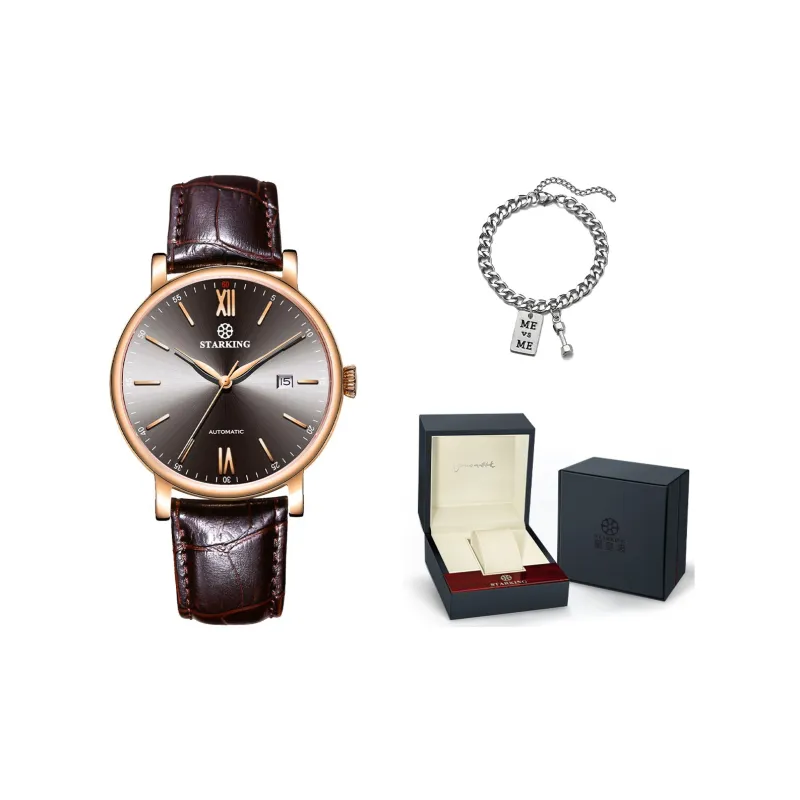 STARKING Automatic Mechanical Movement Watch Men's Watches White Dial-9