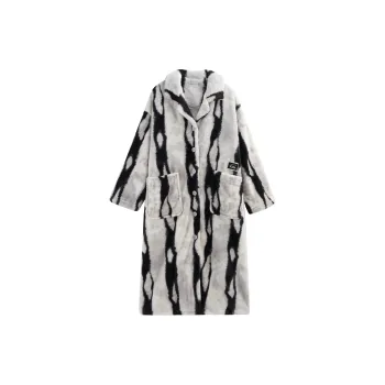 Same Language Pajama Robe Women's Apricot Gray