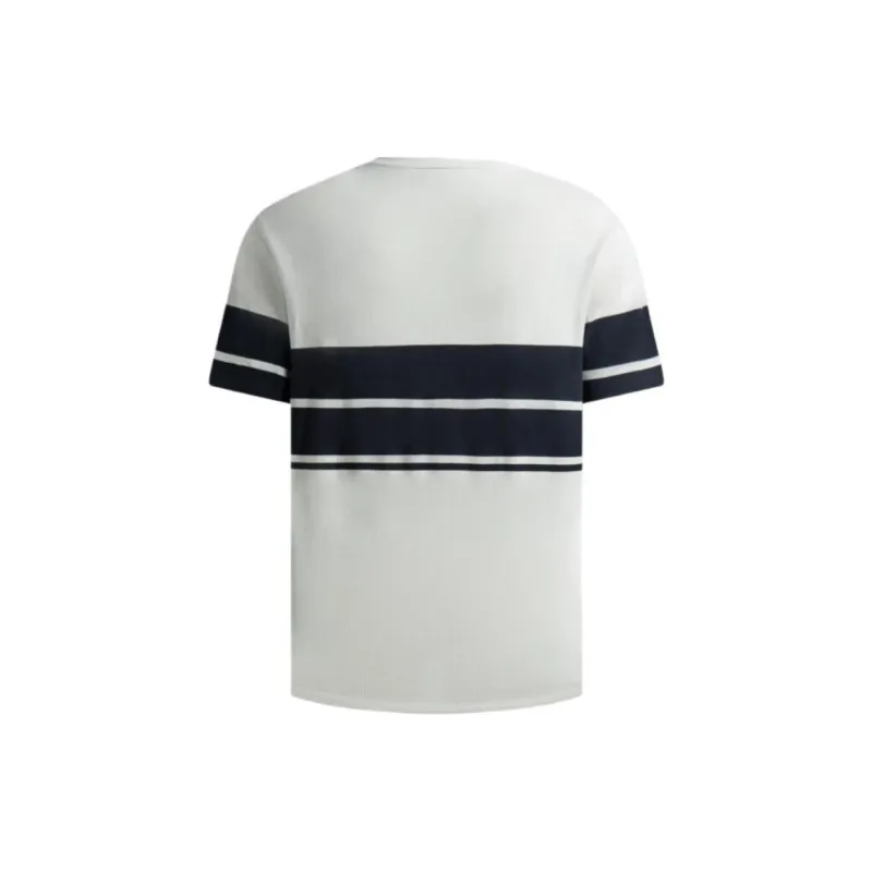 ARMANI EXCHANGEAE SS23 T Shirt Men's Gray Navy Blue-1