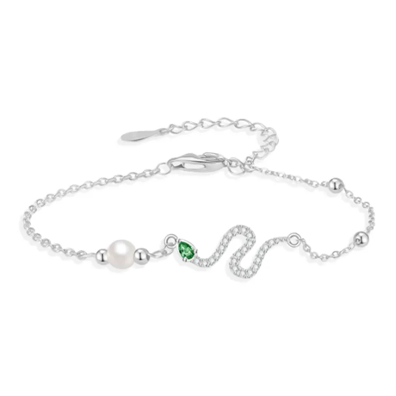 STQ S925 Silver Bracelets Women's Exquisite Box-4