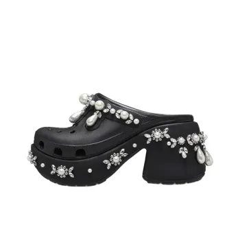 Crocs Siren Clog Simone Rocha Spiked Black Women's