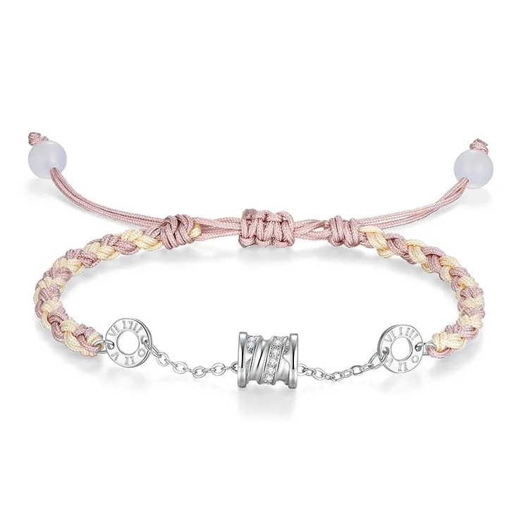 TUTAE Alloy Bracelets Women's Pink-0