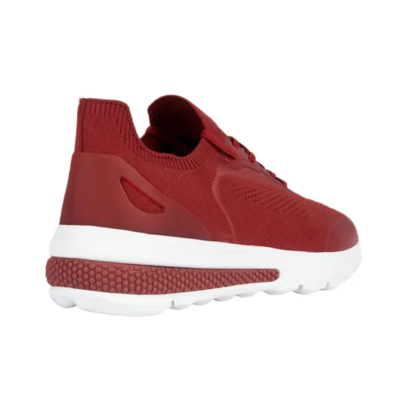 GEOX Spherica Actif Anti-Slip Wear-Resistant Low-Top Casual Shoes Men's Red-3