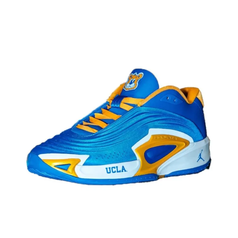 Jordan Luka 3 Anti-Slip Wear-Resistant Low-Top Basketball Shoes Unisex Blue-0