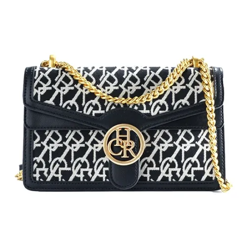 CHRISBELLA Fabric, PU Shoulder Bag, Crossbody Bag Unisex Black