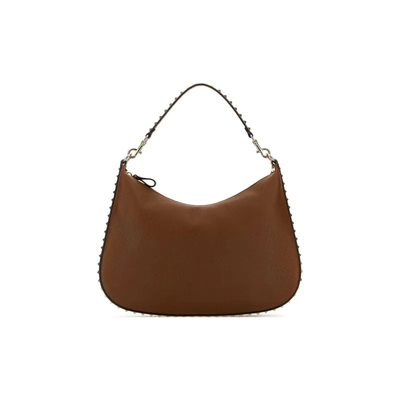 Valentino Garavani Rockstud Zip Up Shoulder Bag-0