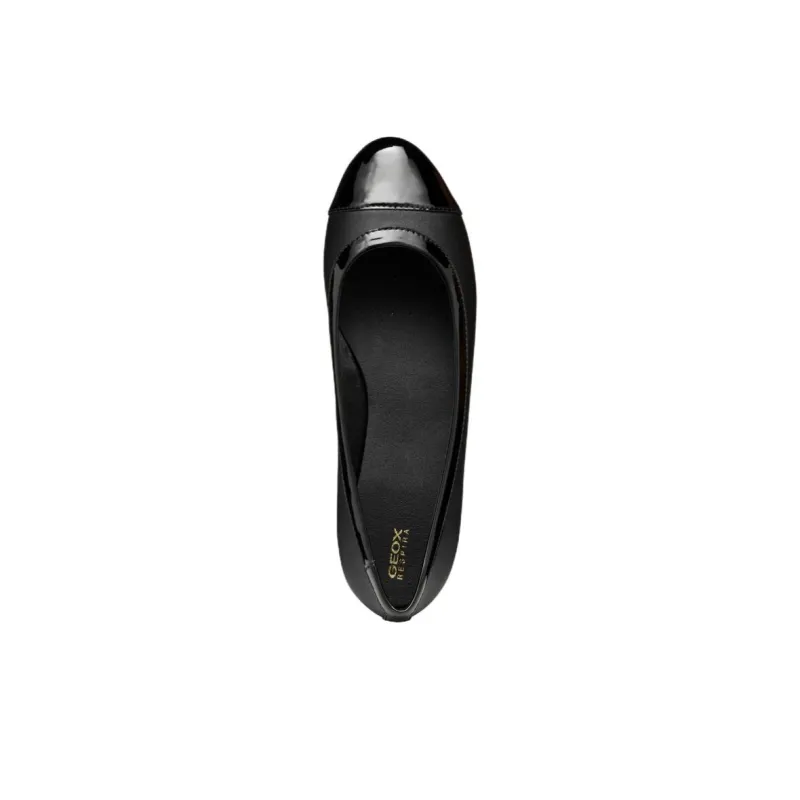 GEOX Charlene Casual Single Shoes Women's Black-4