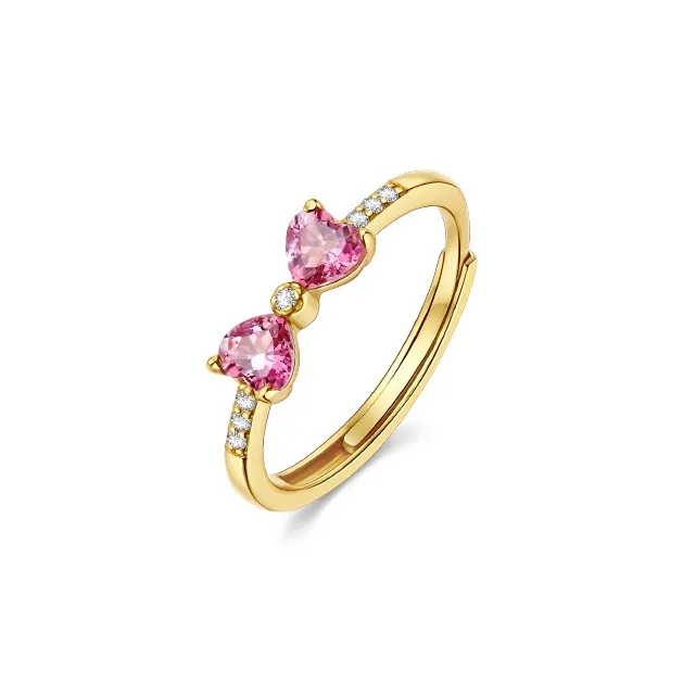 IL&CO. Natural Colored Gemstones Rings Women's-9