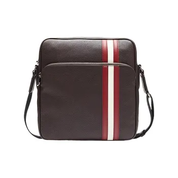 BALLY Fabric With Leather Camera Bag, Shoulder Bag, Crossbody Bag Men's Brown