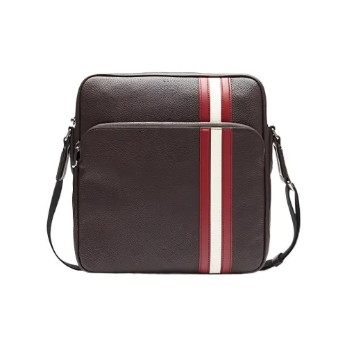 BALLY Fabric With Leather Camera Bag, Shoulder Bag, Crossbody Bag Men's Brown