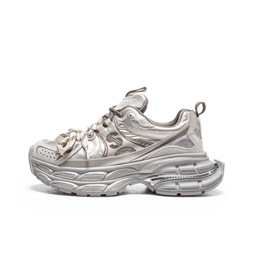 MQ Cushioned Slip Resistant Abrasion Resistant Low Top Chunky Sneakers Women's