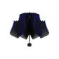 Royal Blue-Manual 8-Rib Sunny and Rainy Dual-Use Black Vinyl Version