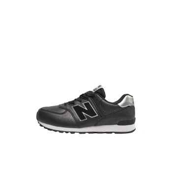 New Balance NB 574 Anti Slip Wear Resistant Low Top Kids' Running Shoes Black Kids'