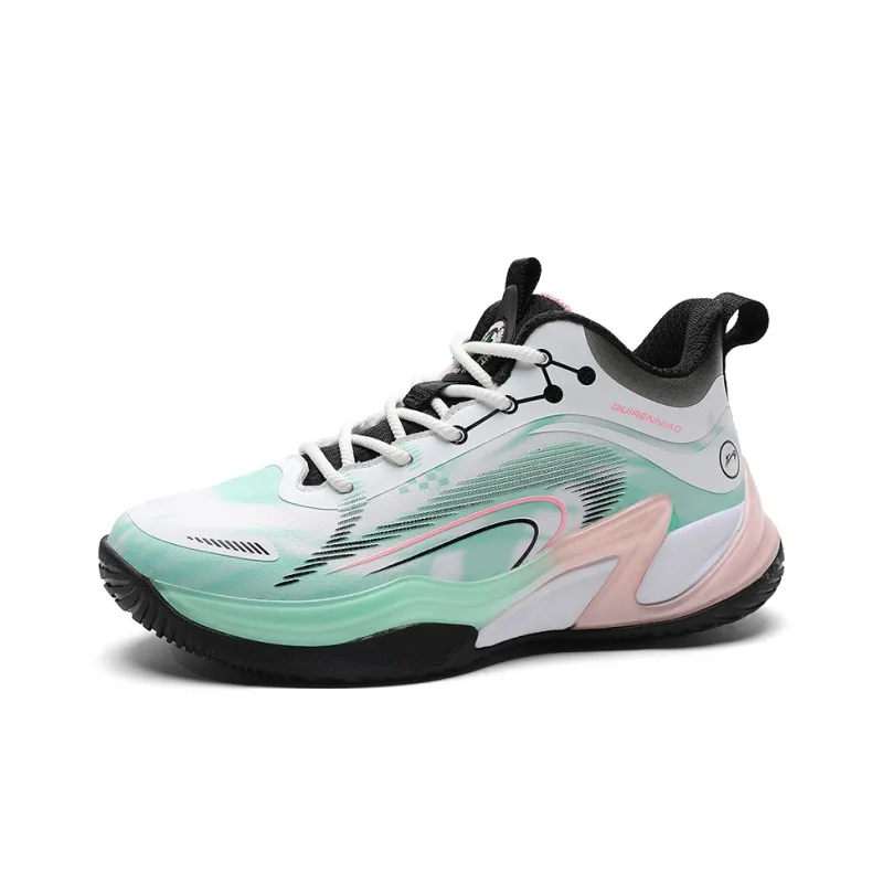 K-bird Cushioned Slip-Resistant Rebound Mid-Top Basketball Shoes Women's-8
