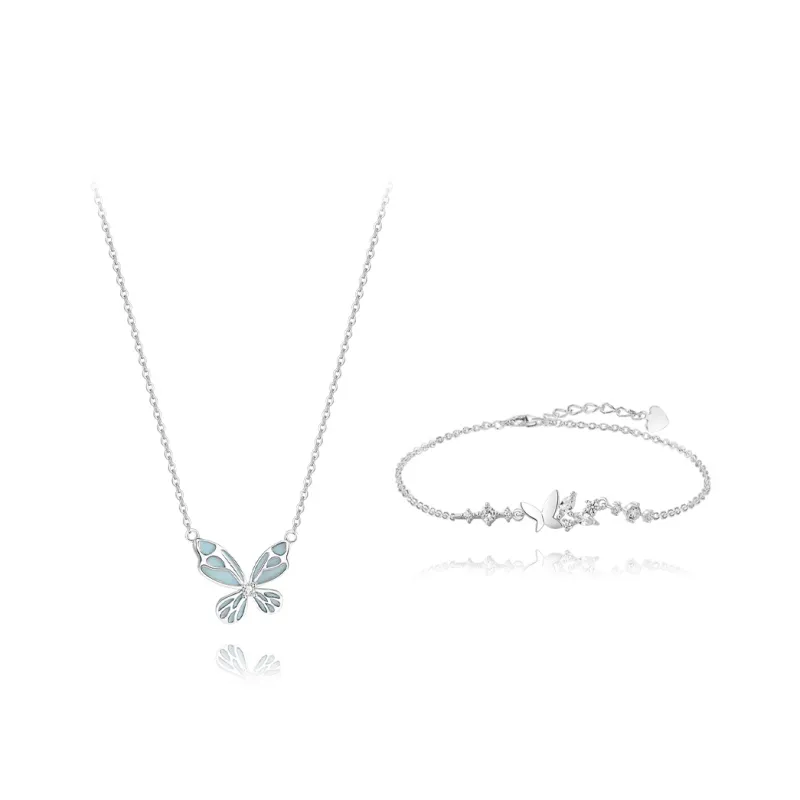 BLANK IN BLANK Zircon Necklaces Women's Bestie Girlfriend Couple Birthday Gift Girl Box-6