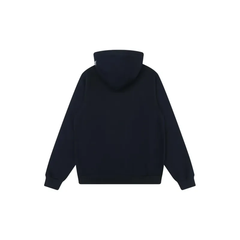 New Era Dark Blue Hoodie Sweatpants Set Unisex-5