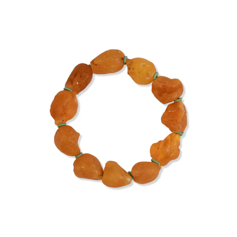 Xiangyan Amber Beeswax Fine Jade Bracelets Unisex-0