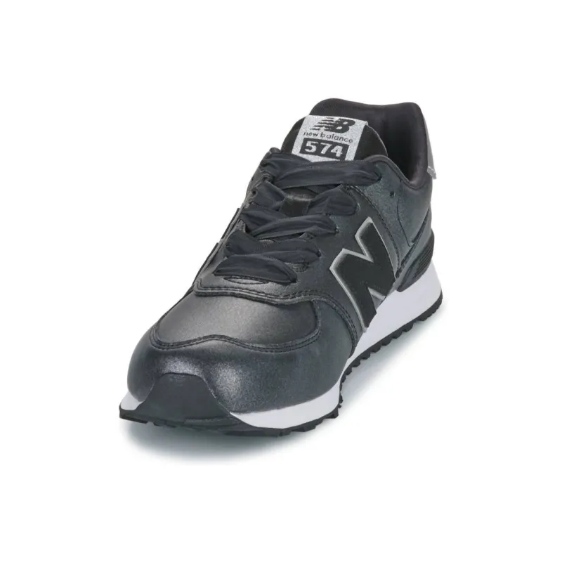 New Balance NB 574 Anti Slip Wear Resistant Low Top Kids' Running Shoes Black Kids'-1