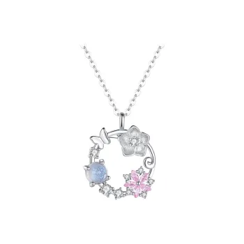 Ascending S925 Silver Necklaces Women's Box