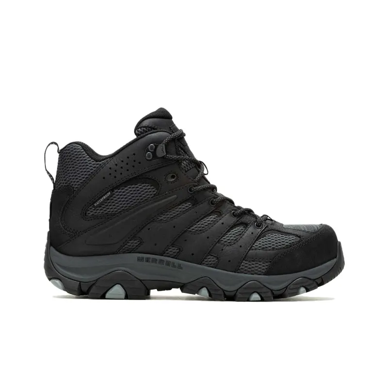 MERRELL Moab Wear Resistant Slip Resistant Short Outdoor Boots Men's Black-1