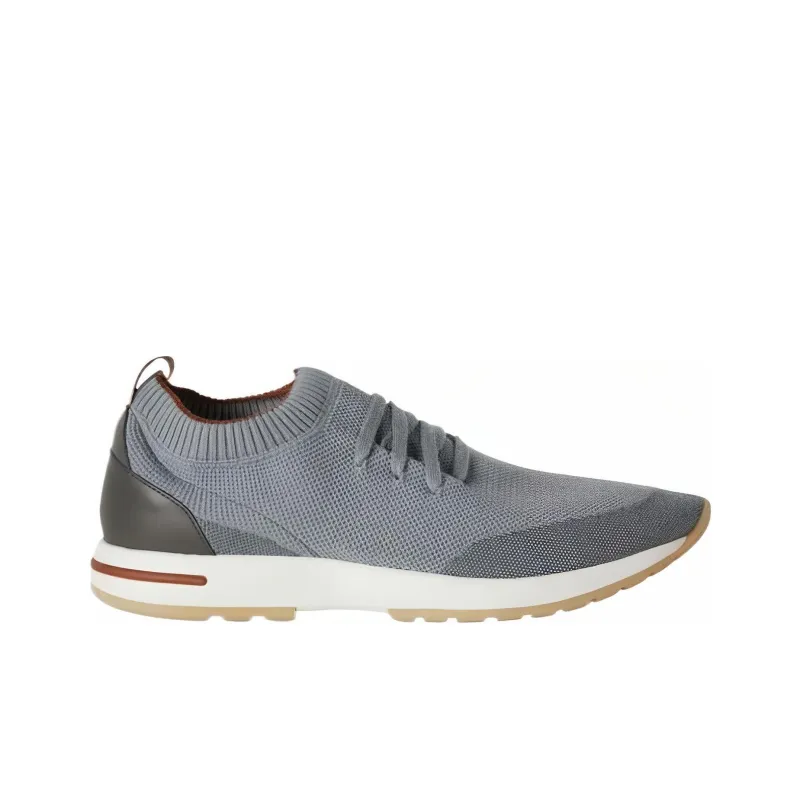 Loro Piana Low Top Casual Shoes Men's Gray-1
