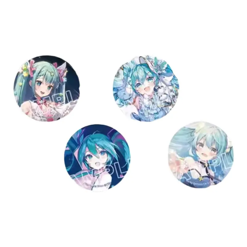 Animate Hatsune Miku Trading Card Game HATSUNE MIKU EXPO 10th Anniversary Commemoration Badges-0