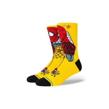 Stance x ZHIZHUXIA Mid Calf Socks Unisex 1 Pack Yellow