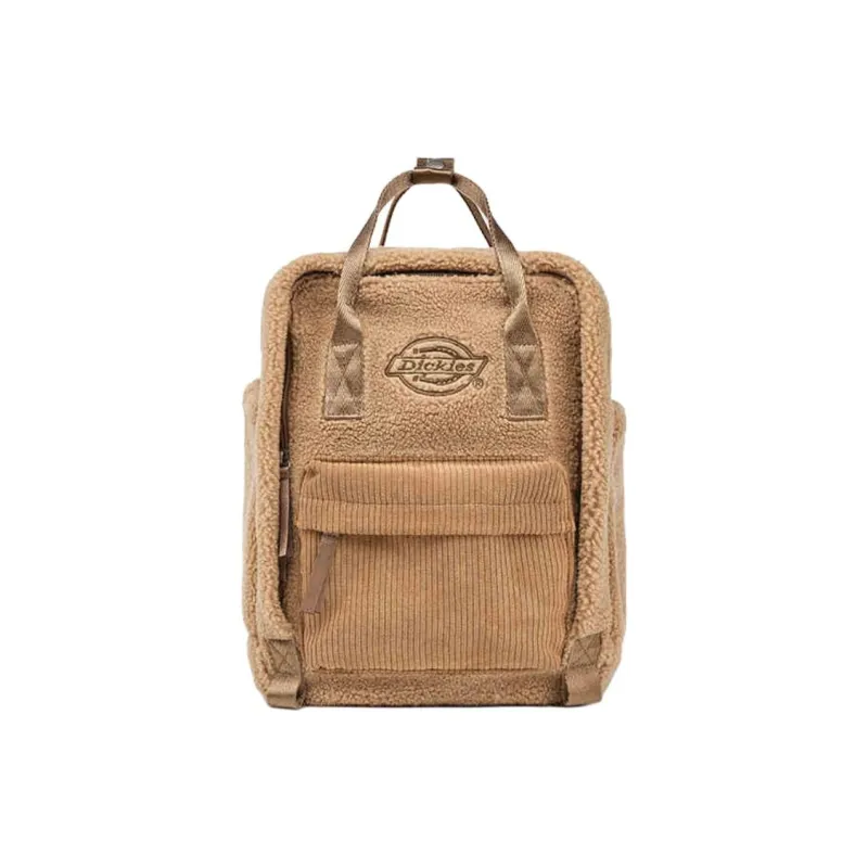 Dickies Polyester Backpack Small Size Women's Lotus Pink/Creamy Apricot/Coffee Brown-4