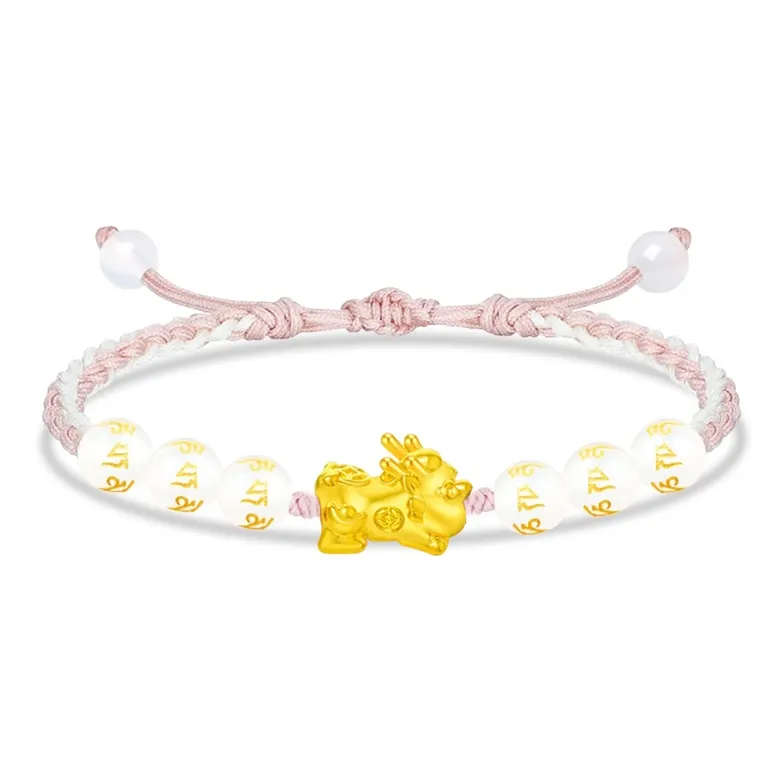 SINO GEM Gold Bracelet Unisex-3