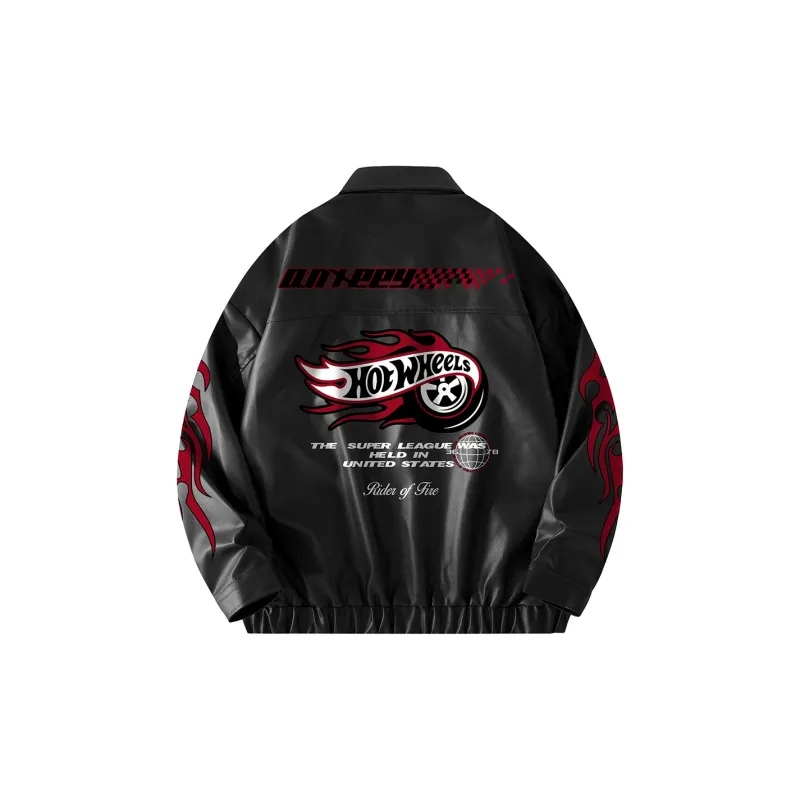 Qnxeey Leather Jackets Unisex-1