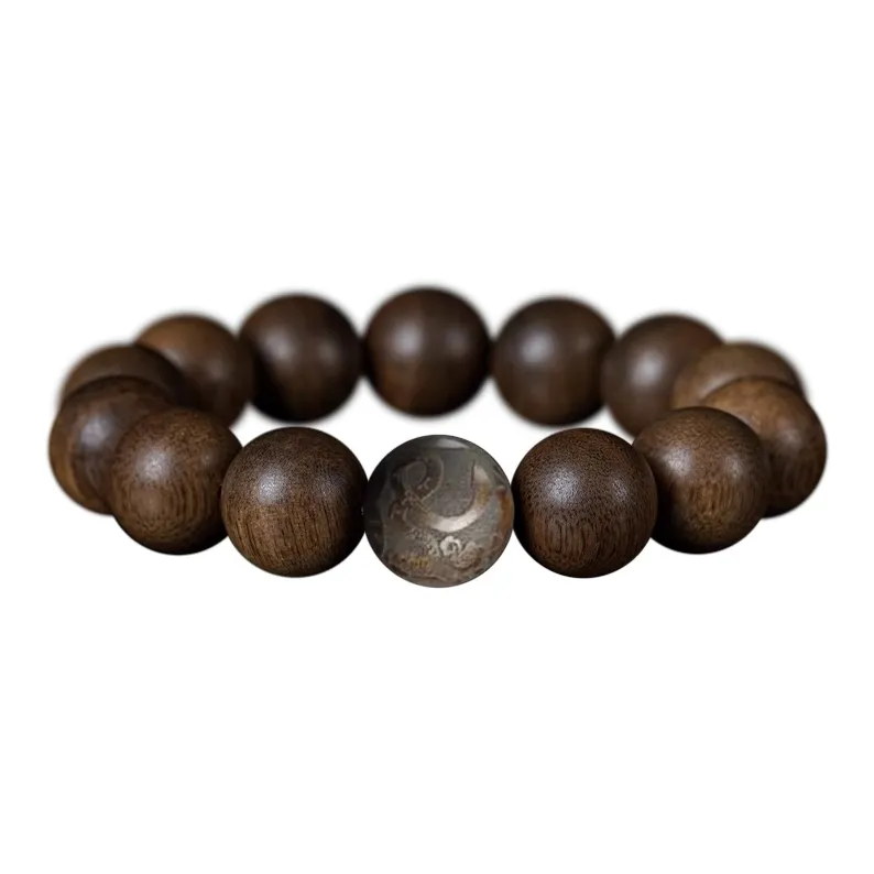 FANGYUANXIAOFU Fragrance Enhancer, Agarwood Bracelets Unisex-15