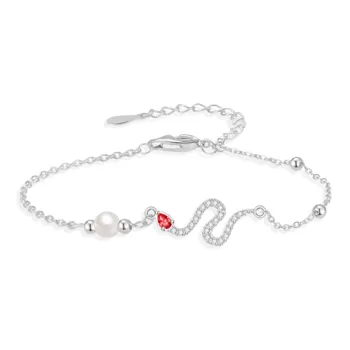 STQ S925 Silver Bracelets Women's Exquisite Box