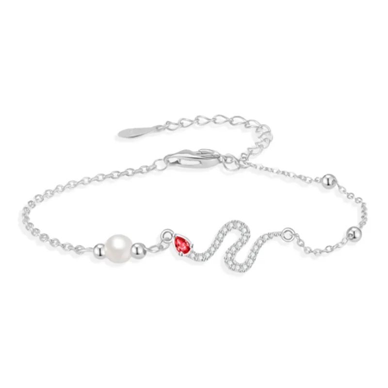 STQ S925 Silver Bracelets Women's Exquisite Box-0