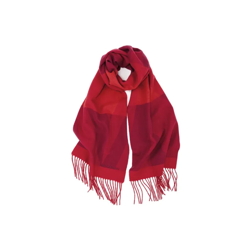 MARJAKURKI Scarf With Autumnal Atmosphere Surprise Greeting Card In Artistic Style Unisex-2