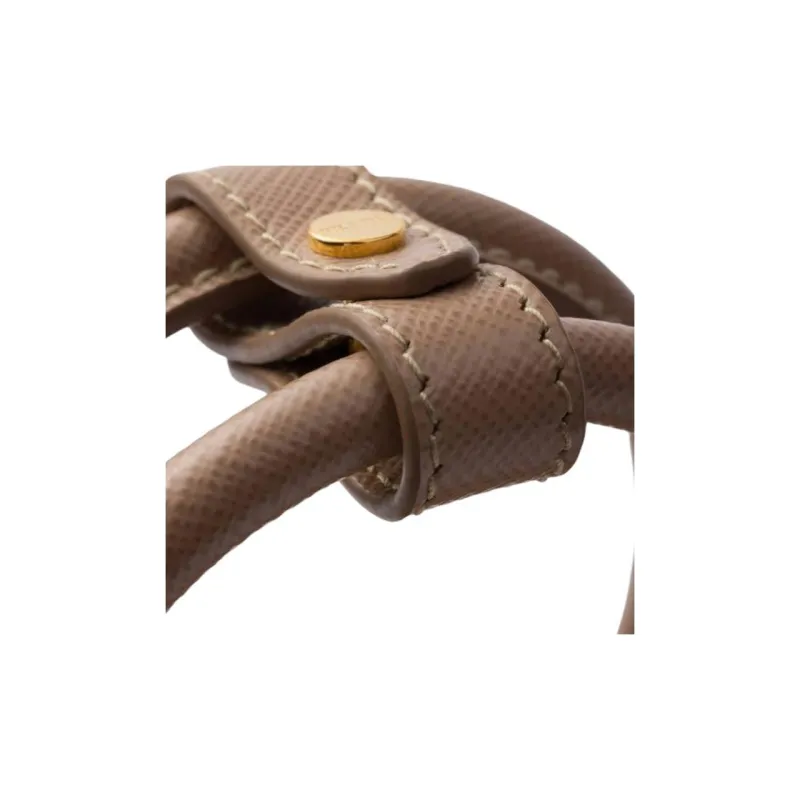 PRADA Galleria Killer Bag Leather Shoulder Bag Crossbody Bag Handbag Mini Women's Brown-3