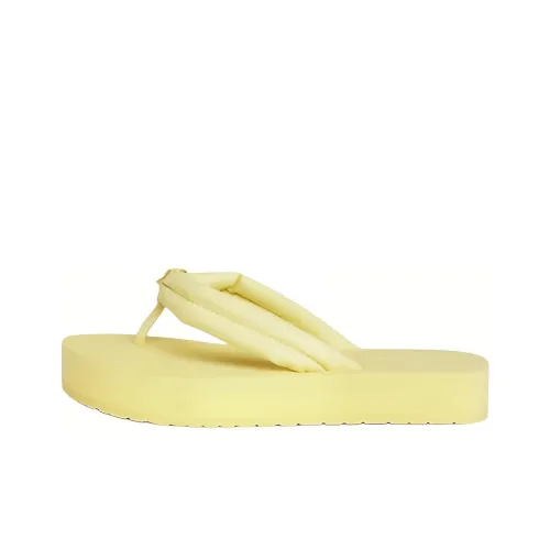 CALVIN KLEIN Flip Flops Women's Yellow
