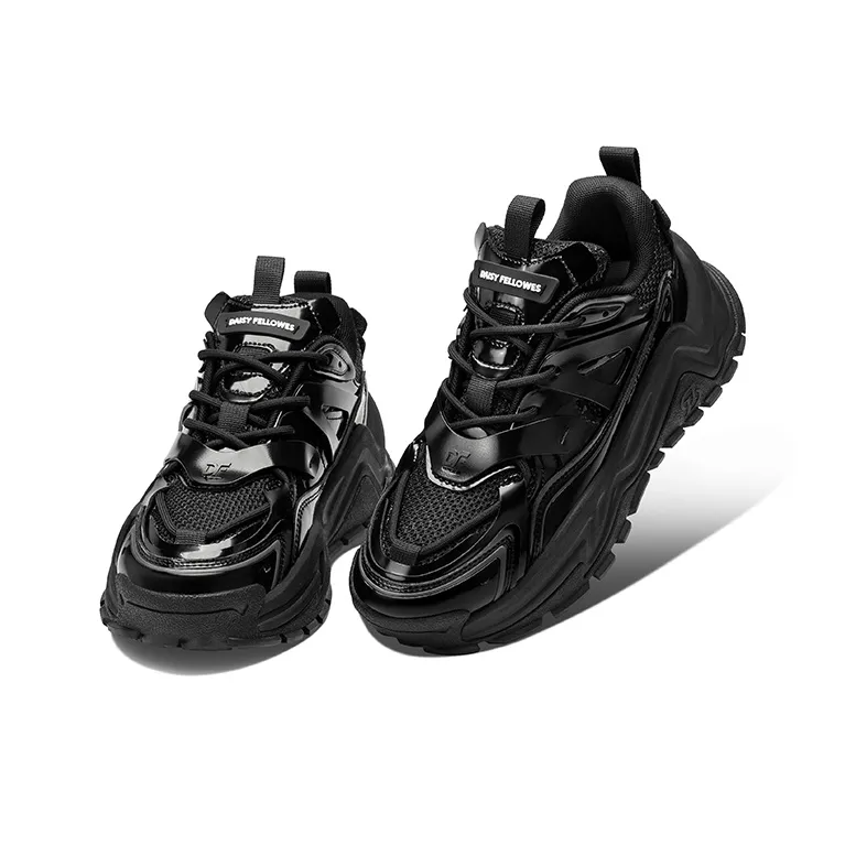 Daisy Fellowes Mango Shoes Anti-Slip And Wear-Resistant Height Increasing Low-Top Chunky Sneakers Unisex-3