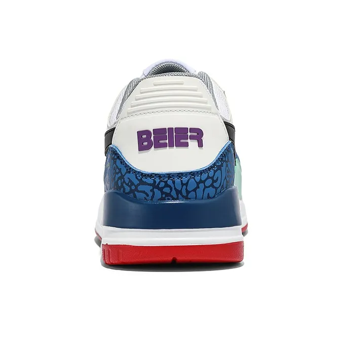 BEIER Stars Collection Couple Versatile Height Increasing Slip-Resistant Low-Top Skateboard Shoes Unisex-18
