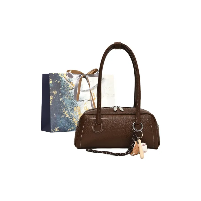 Iman's House PU Shoulder Bag Women's Brown/Coffee/Red/Black-0