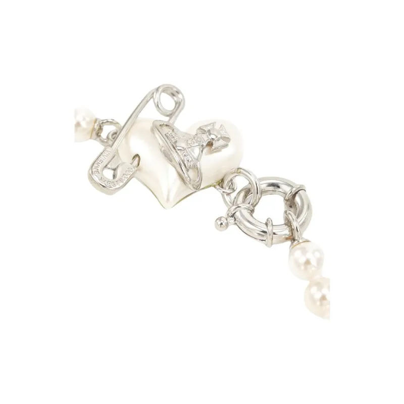 Vivienne Westwood Pearl Bracelets Women's Silver-4