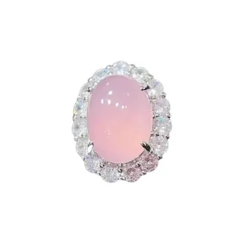 Grace Chalcedony Jade Rings Women's