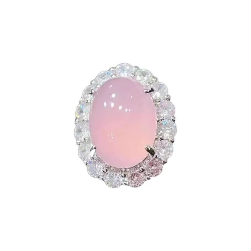 Grace Chalcedony Jade Rings Women's-0