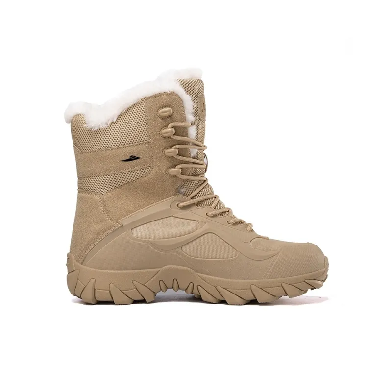 Kuding Warm Water-Resistant Wear-Resistant Slip-Resistant Short Outdoor Boots Men's-4