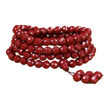 Red All Year Round Cinnabar Collectible Bracelet Unisex