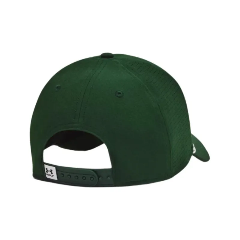 Under Armour Elastane Baseball Caps Men's Forest Green-1