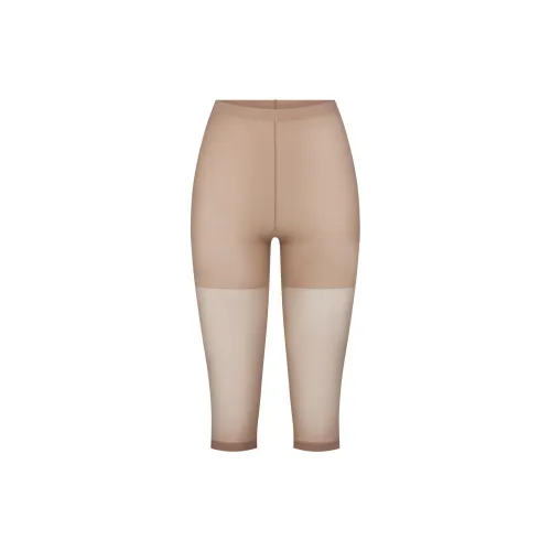 SKIMS FW24 HOSIERY SHAPING CAPRI TIGHTS Shapewear Bottom Women's CLAY/Clay