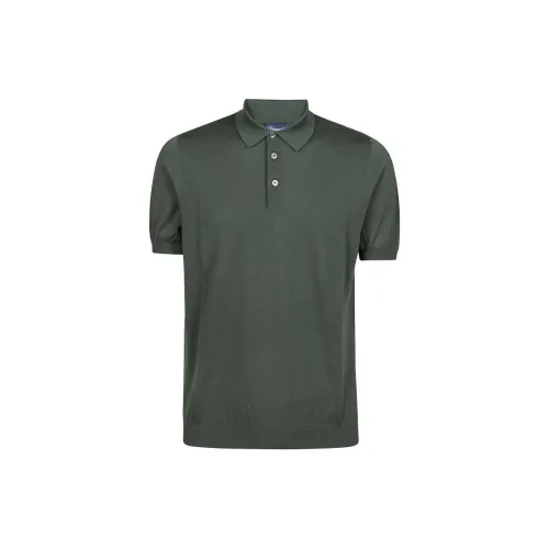 Drumohr Polo Shirts Men Green
